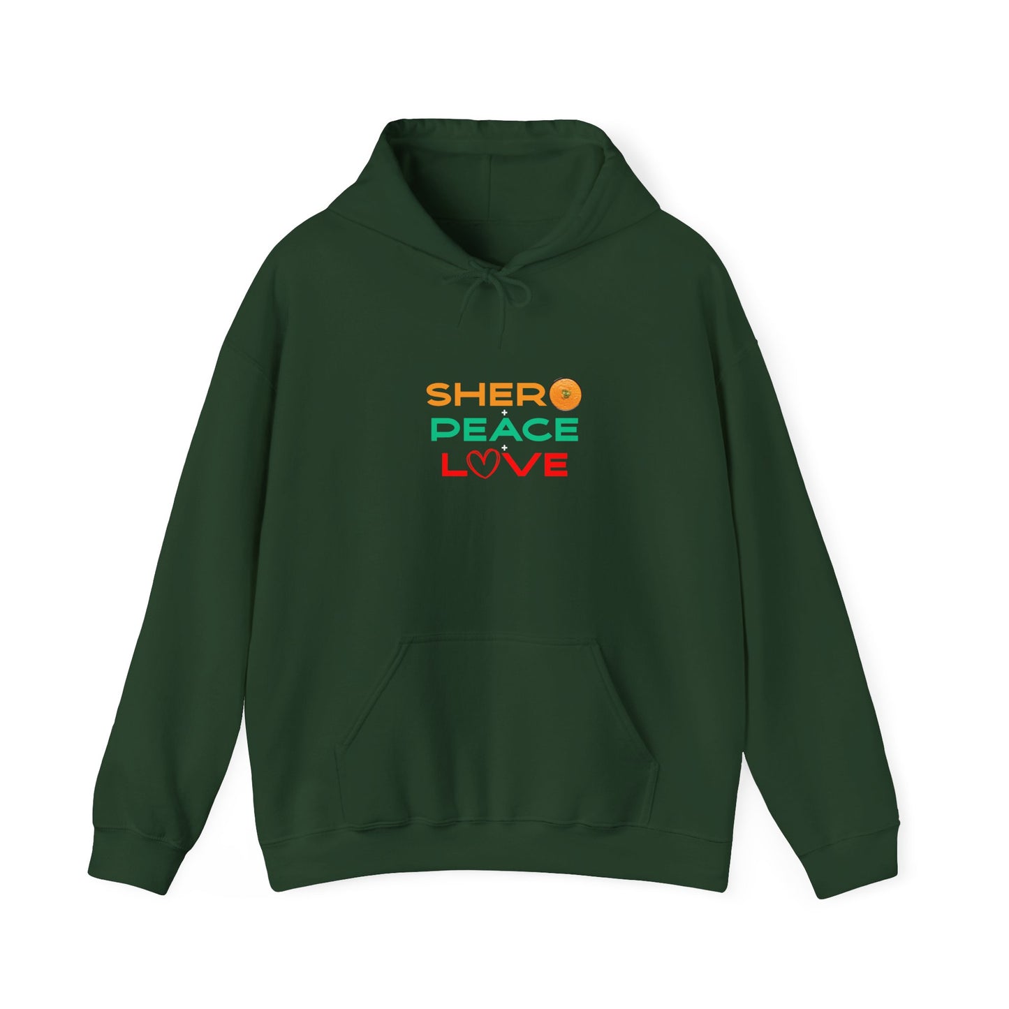 Shero Peace Love Unisex Hoodie