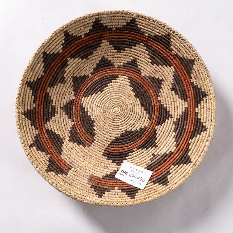 Round Ornaments Fruit Tray Ornaments Storage Basket