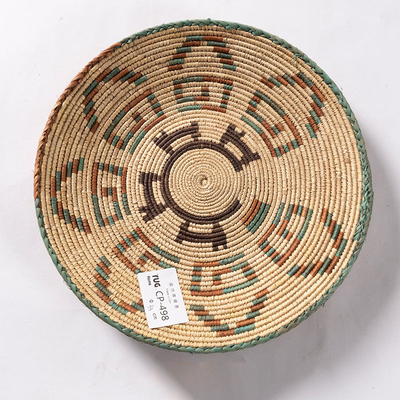 Round Ornaments Fruit Tray Ornaments Storage Basket