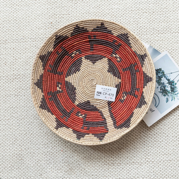 Round Ornaments Fruit Tray Ornaments Storage Basket