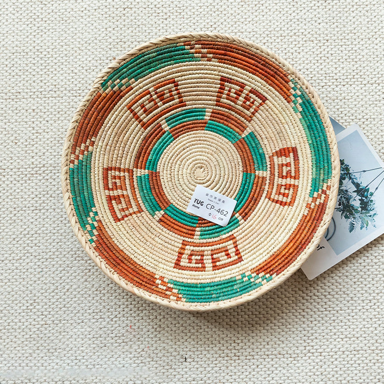 Round Ornaments Fruit Tray Ornaments Storage Basket