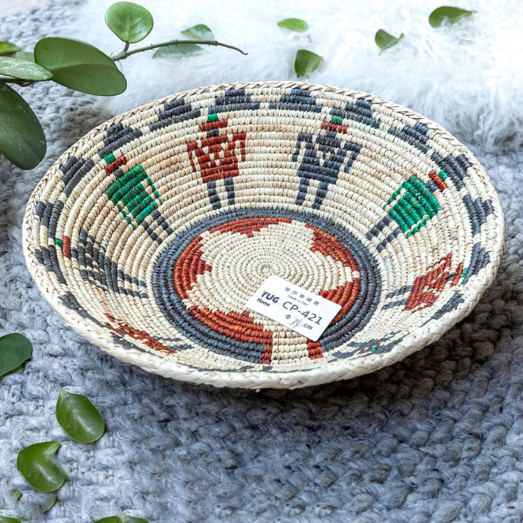 Round Ornaments Fruit Tray Ornaments Storage Basket