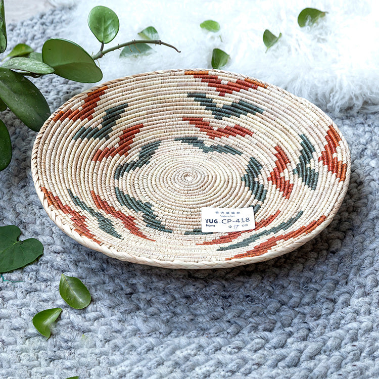 Round Ornaments Fruit Tray Ornaments Storage Basket