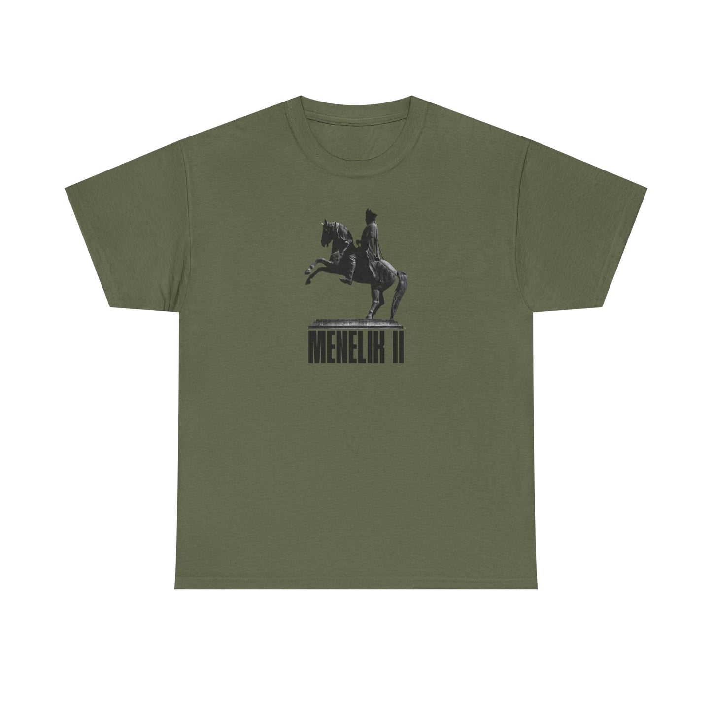 Emperor Menelik Statue Unisex Tshirt