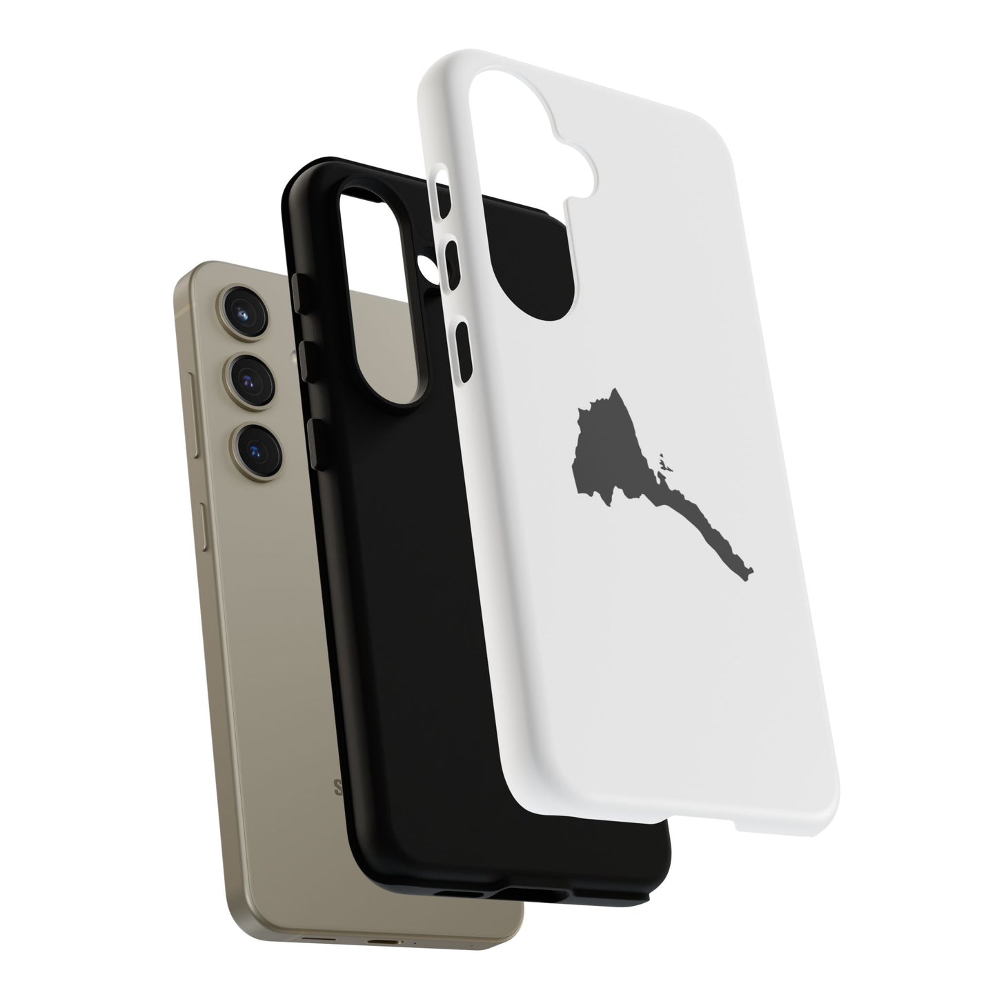 Eritrea Map - Phone Case