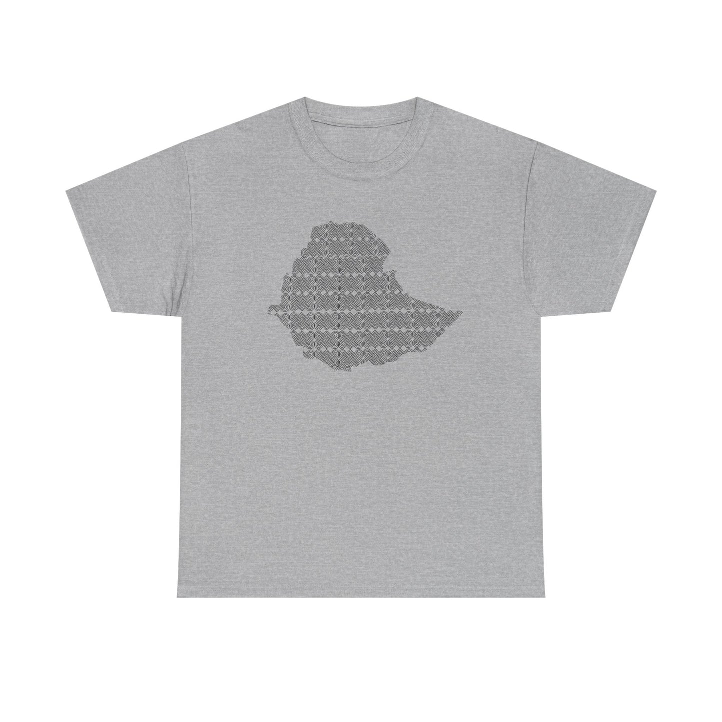 Ethiopian Map Pattern Unisex Tshirt