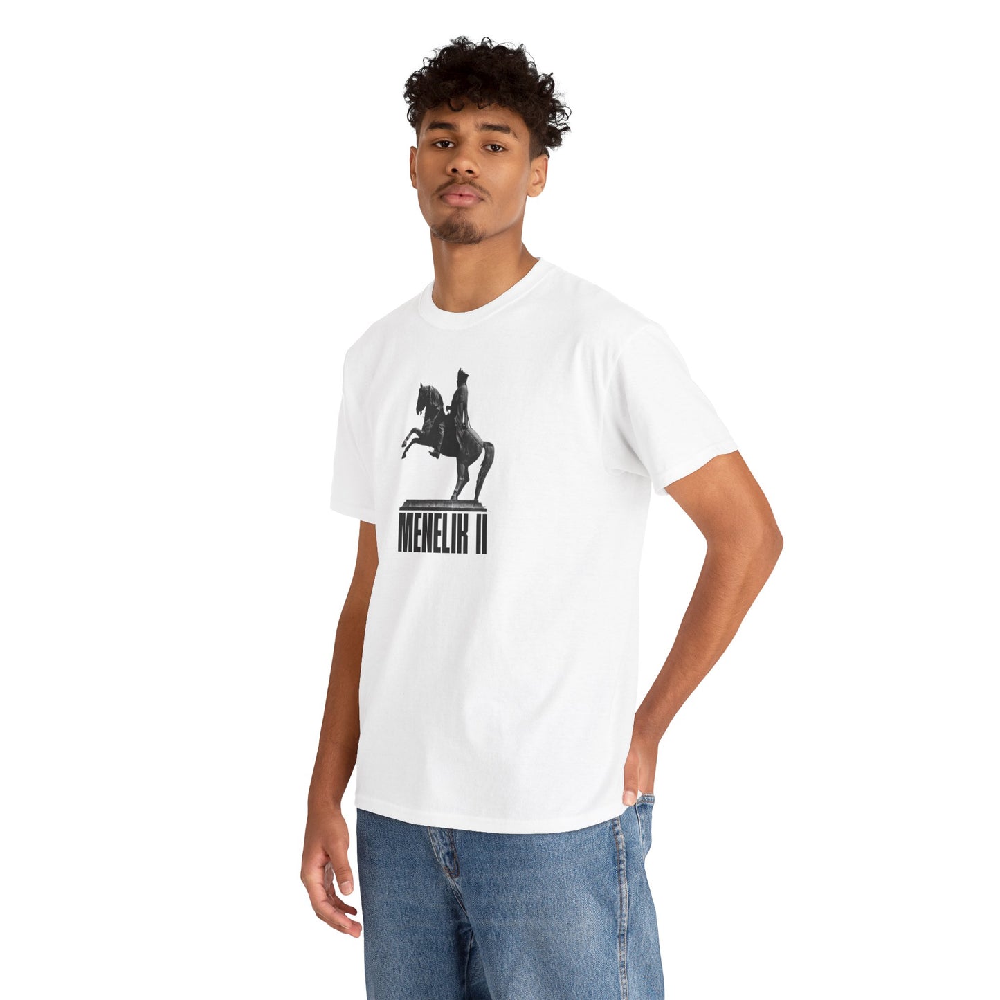 Emperor Menelik Statue Unisex Tshirt