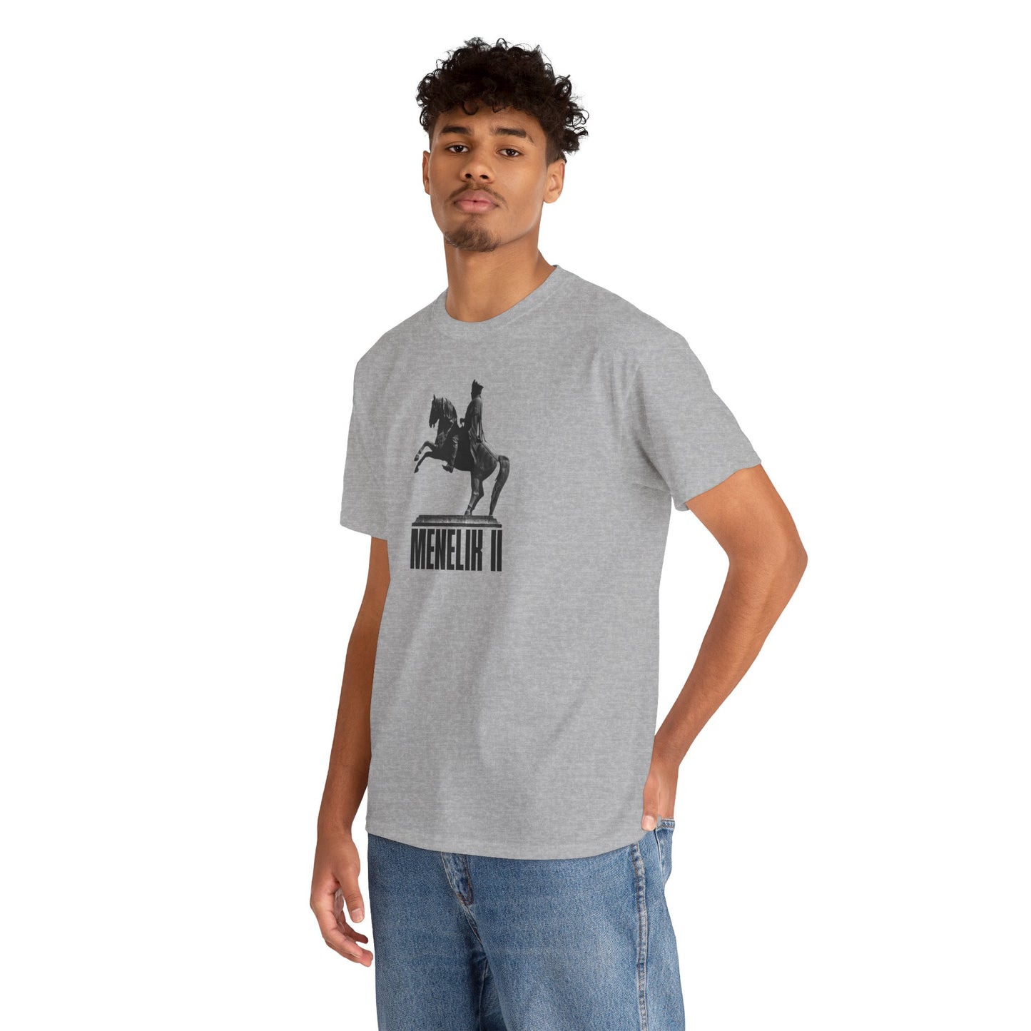 Emperor Menelik Statue Unisex Tshirt