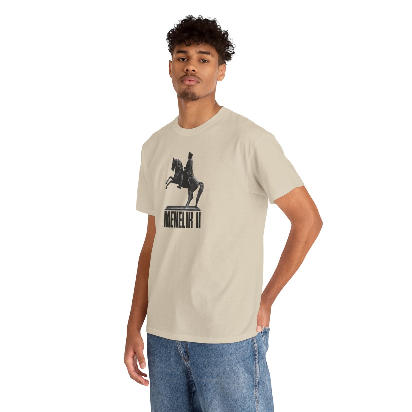 Emperor Menelik Statue Unisex Tshirt