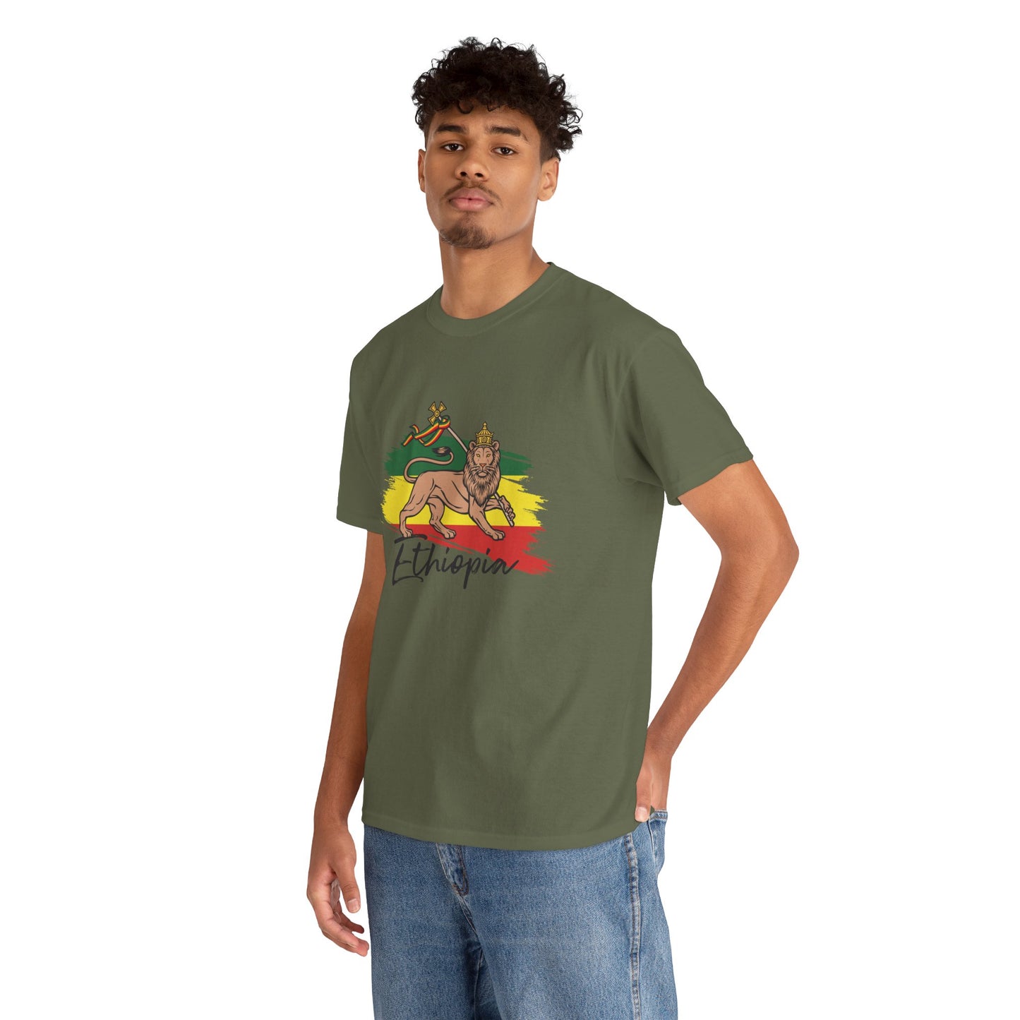 Lion of Judah Ethiopia Unisex Tshirt