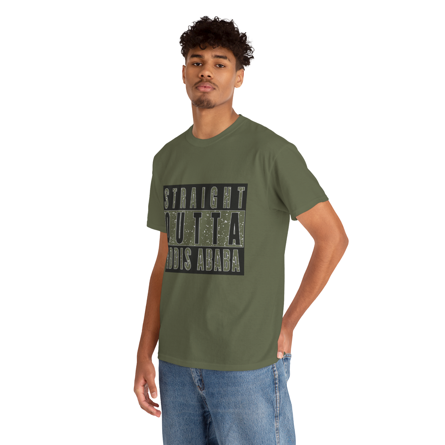 Straight Outta Addis Ababa Unisex Tshirt