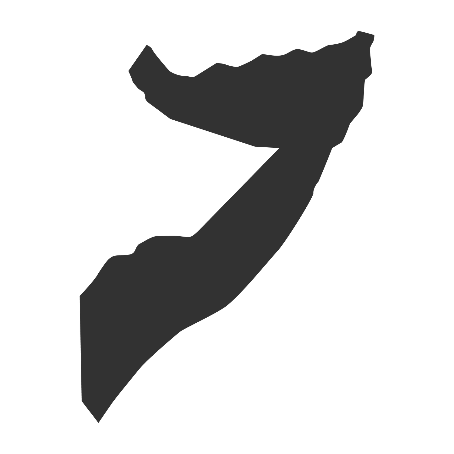 Somalia Map - Tshirt