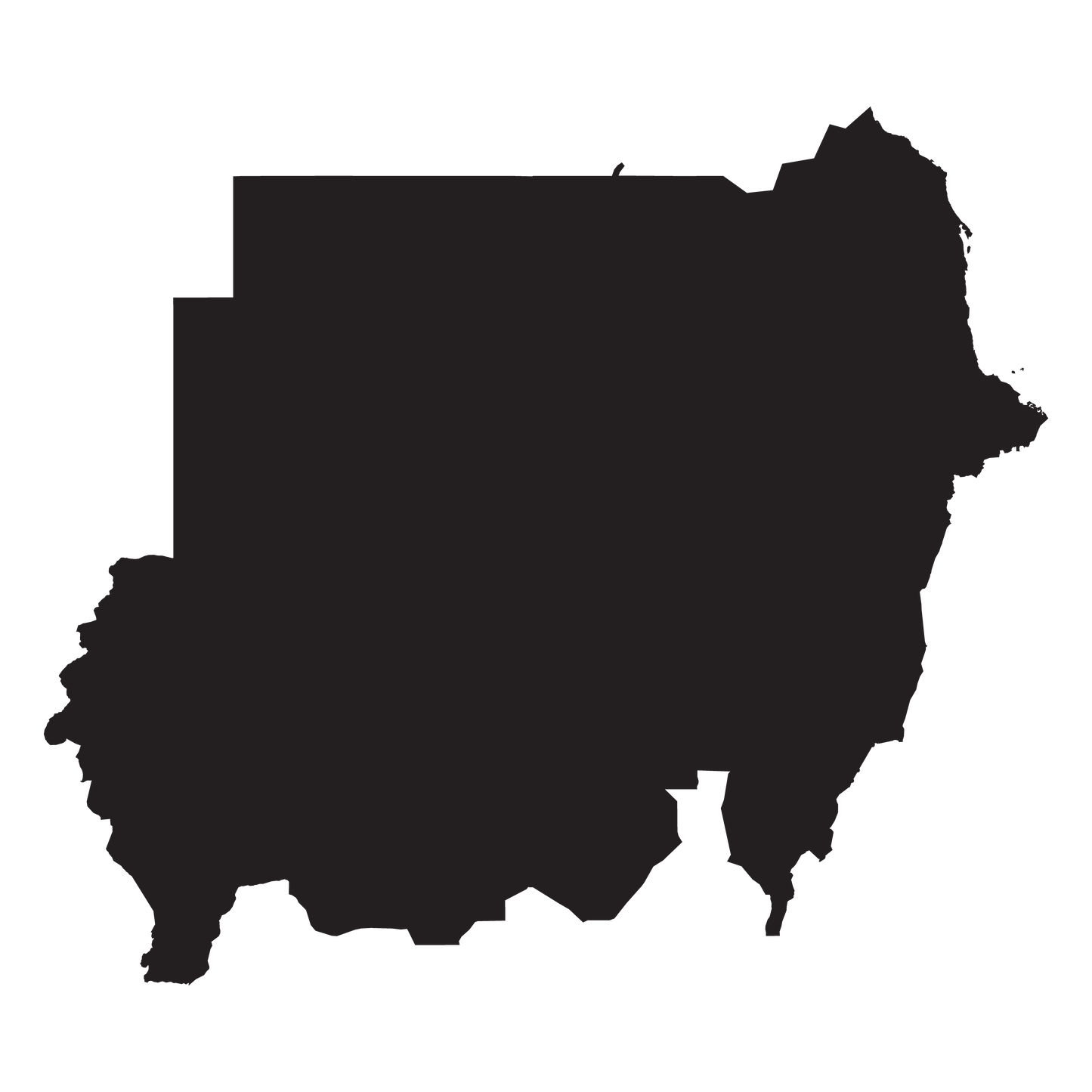 Sudan Map - Sweatshirt