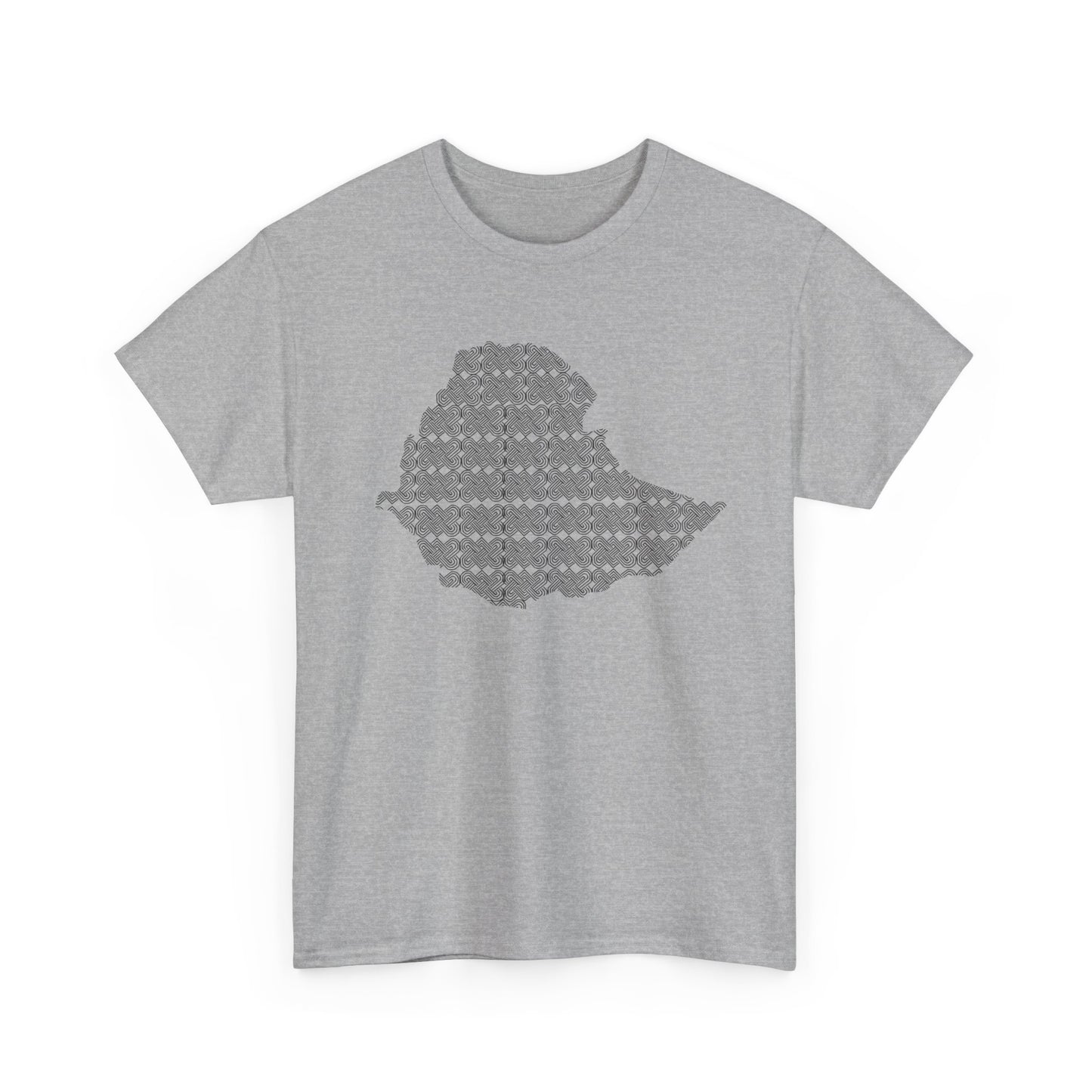 Ethiopian Map Pattern Unisex Tshirt