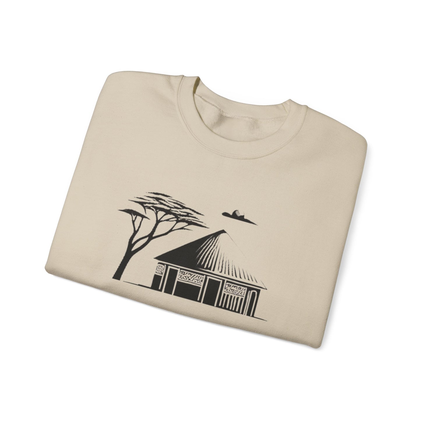 African Hut Unisex Sweatshirt
