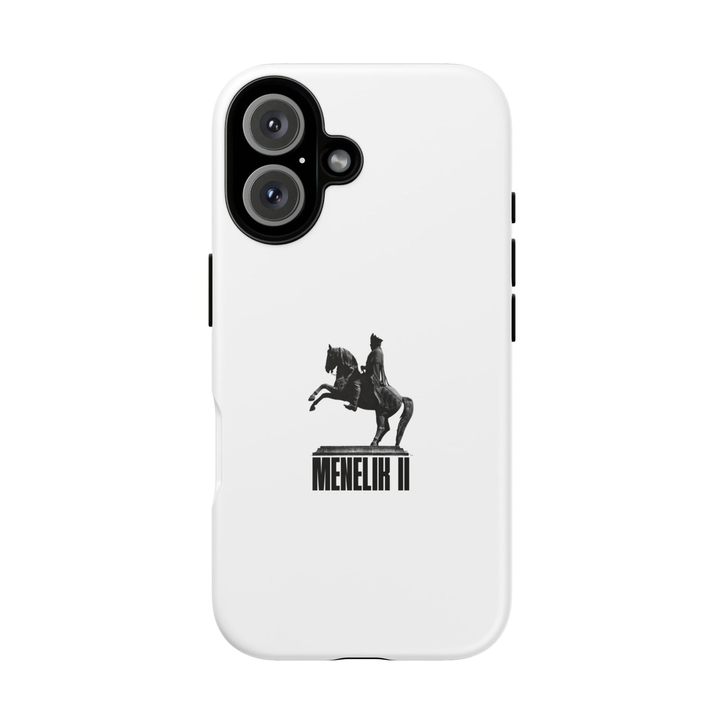 Emperor Menelik Statue - Phone Case