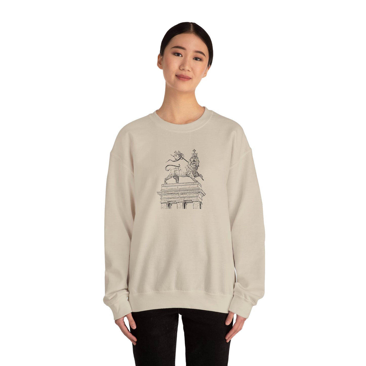 Lion of Judah Statue - Sweatershirt