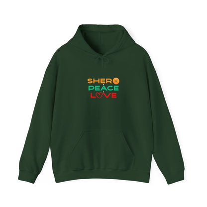 Shero Peace Love Unisex Hoodie