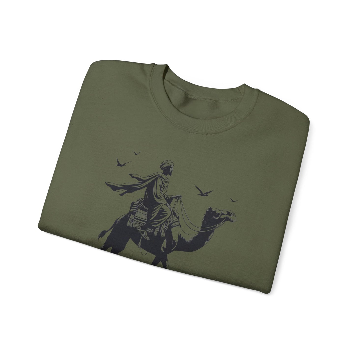 Somali Man on Camel Unisex Sweatshirt
