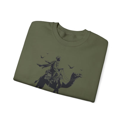 Somali Man on Camel Unisex Sweatshirt