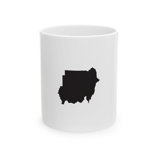 Sudan Map - Mug
