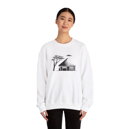 African Hut Unisex Sweatshirt