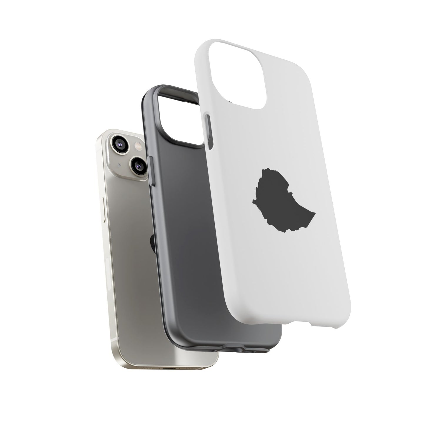 Ethiopia Map - Phone Case