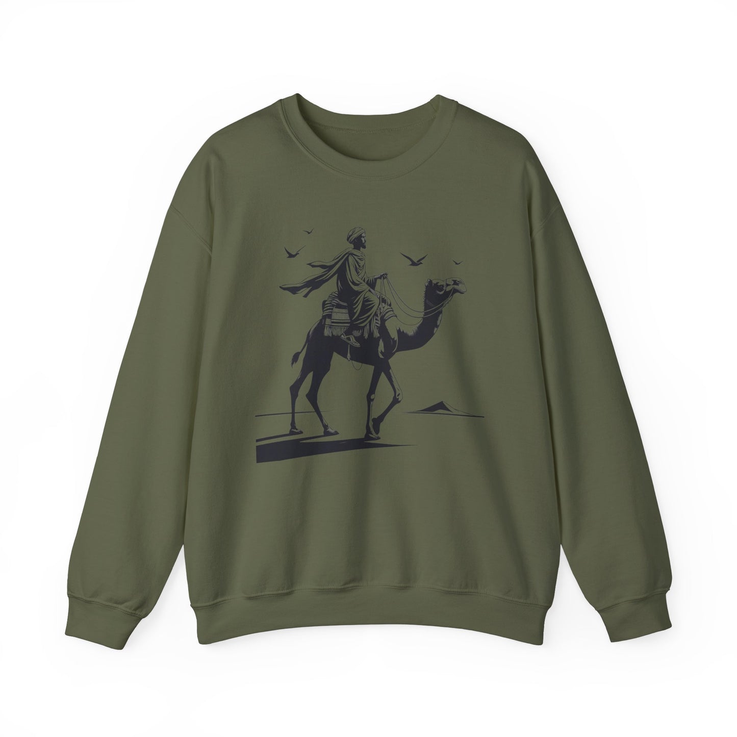 Somali Man on Camel Unisex Sweatshirt