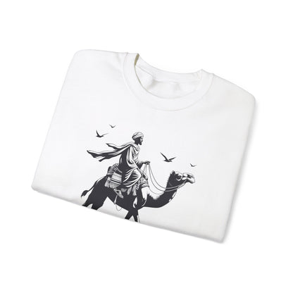 Somali Man on Camel Unisex Sweatshirt