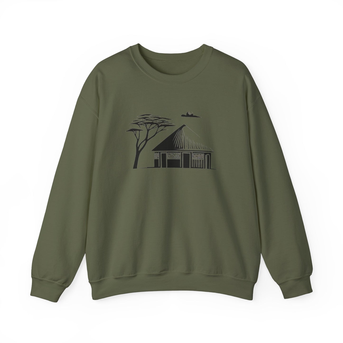 African Hut Unisex Sweatshirt