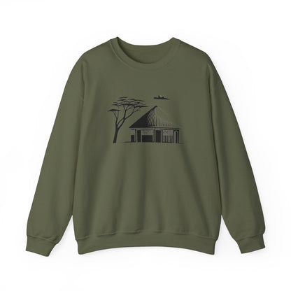 African Hut Unisex Sweatshirt