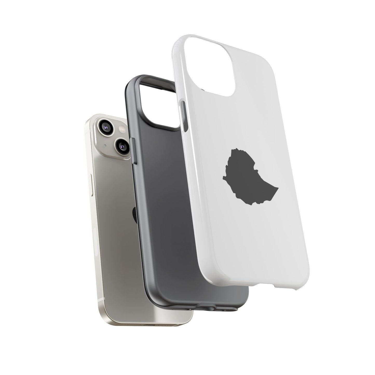 Ethiopia Map - Phone Case