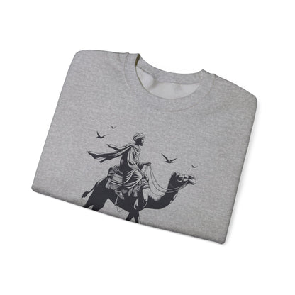 Somali Man on Camel Unisex Sweatshirt