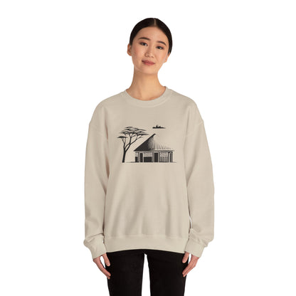 African Hut Unisex Sweatshirt