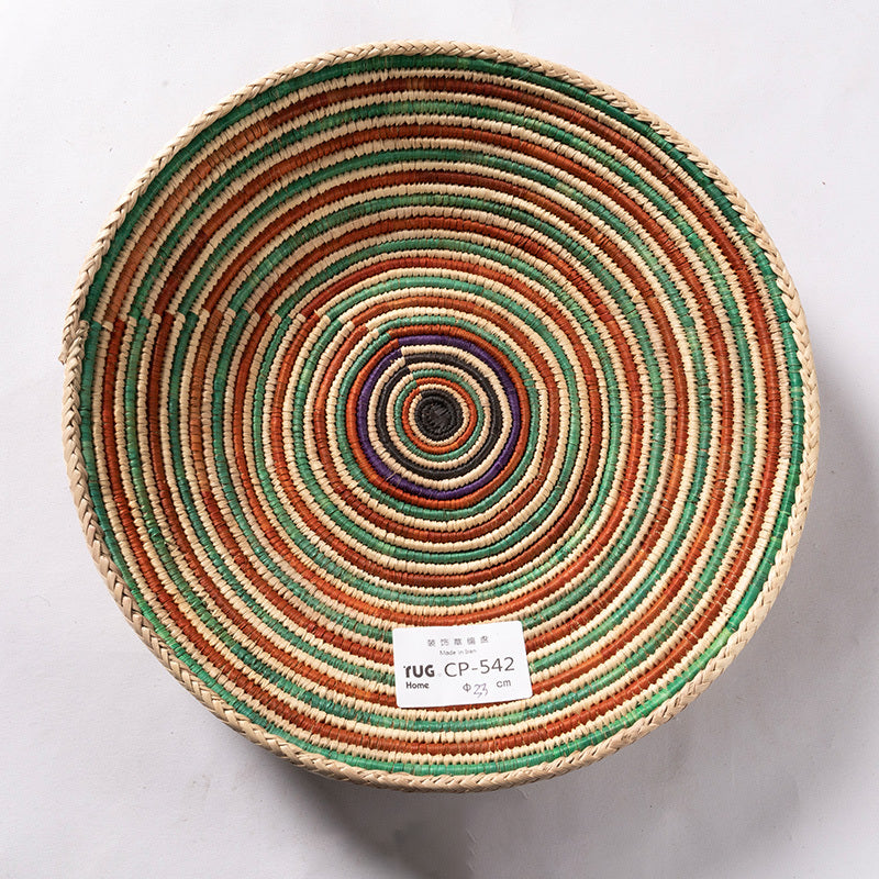 Round Ornaments Fruit Tray Ornaments Storage Basket