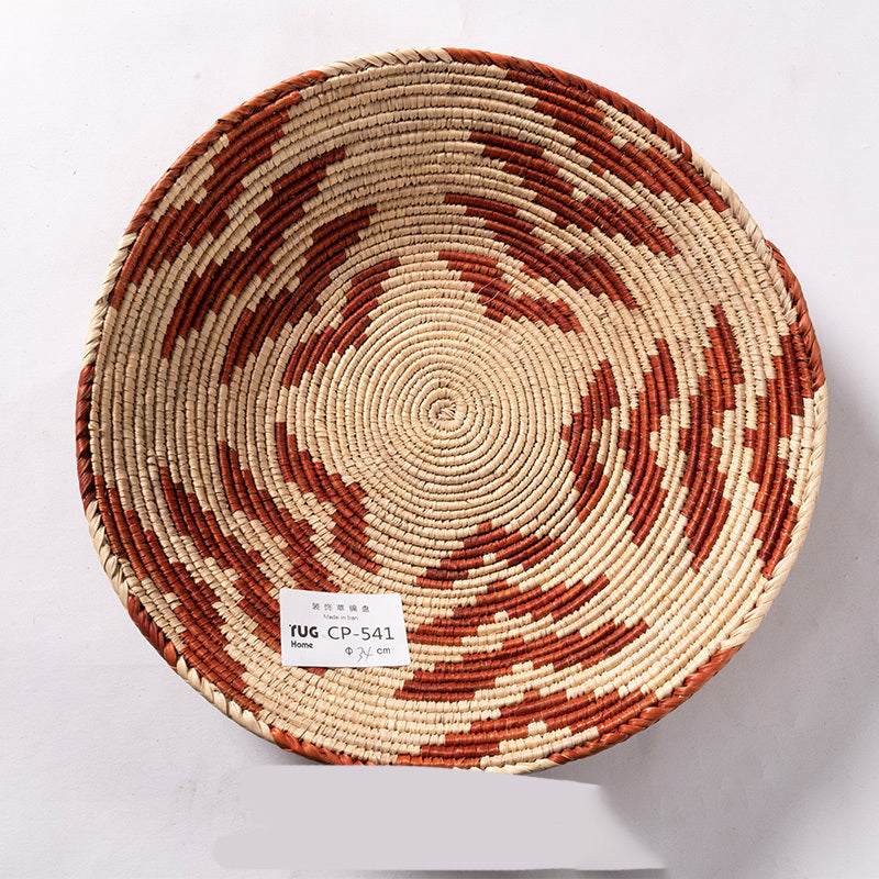 Round Ornaments Fruit Tray Ornaments Storage Basket