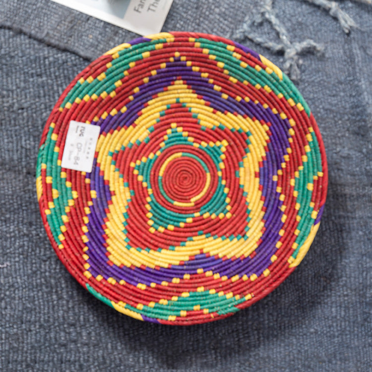 Round Ornaments Fruit Tray Ornaments Storage Basket