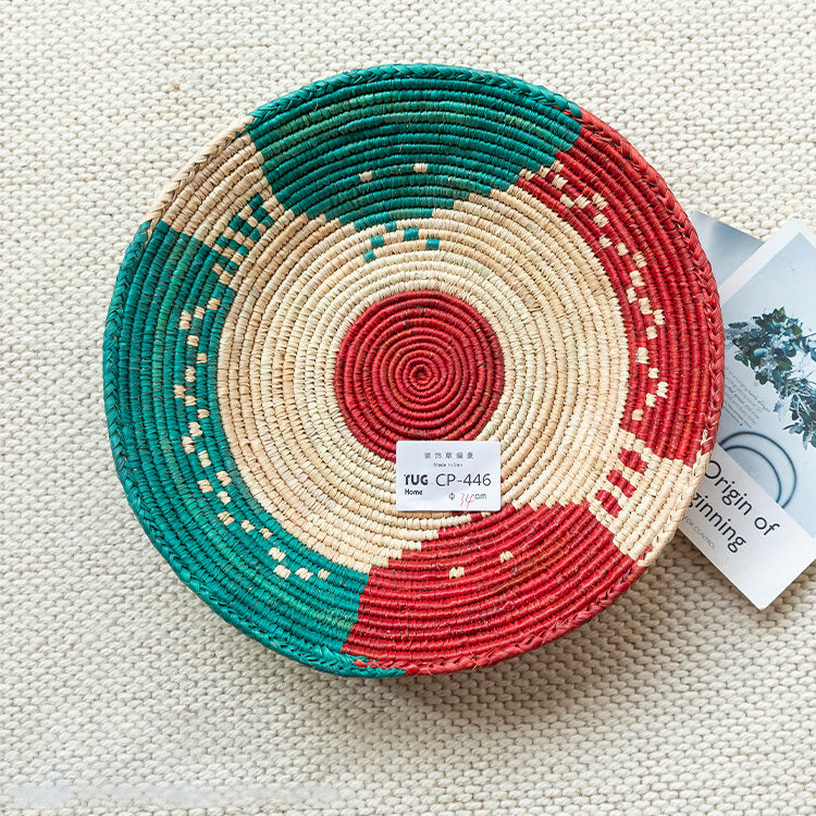 Round Ornaments Fruit Tray Ornaments Storage Basket