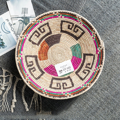Round Ornaments Fruit Tray Ornaments Storage Basket