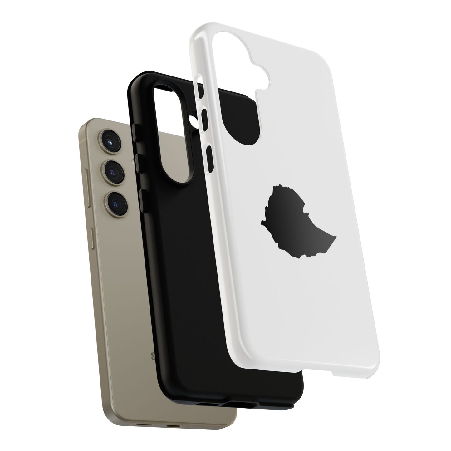 Ethiopia Map - Phone Case