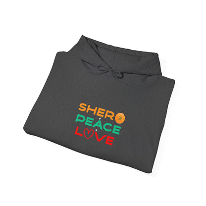 Shero Peace Love Unisex Hoodie