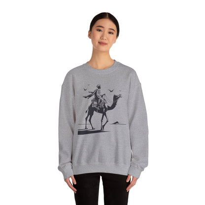 Somali Man on Camel Unisex Sweatshirt