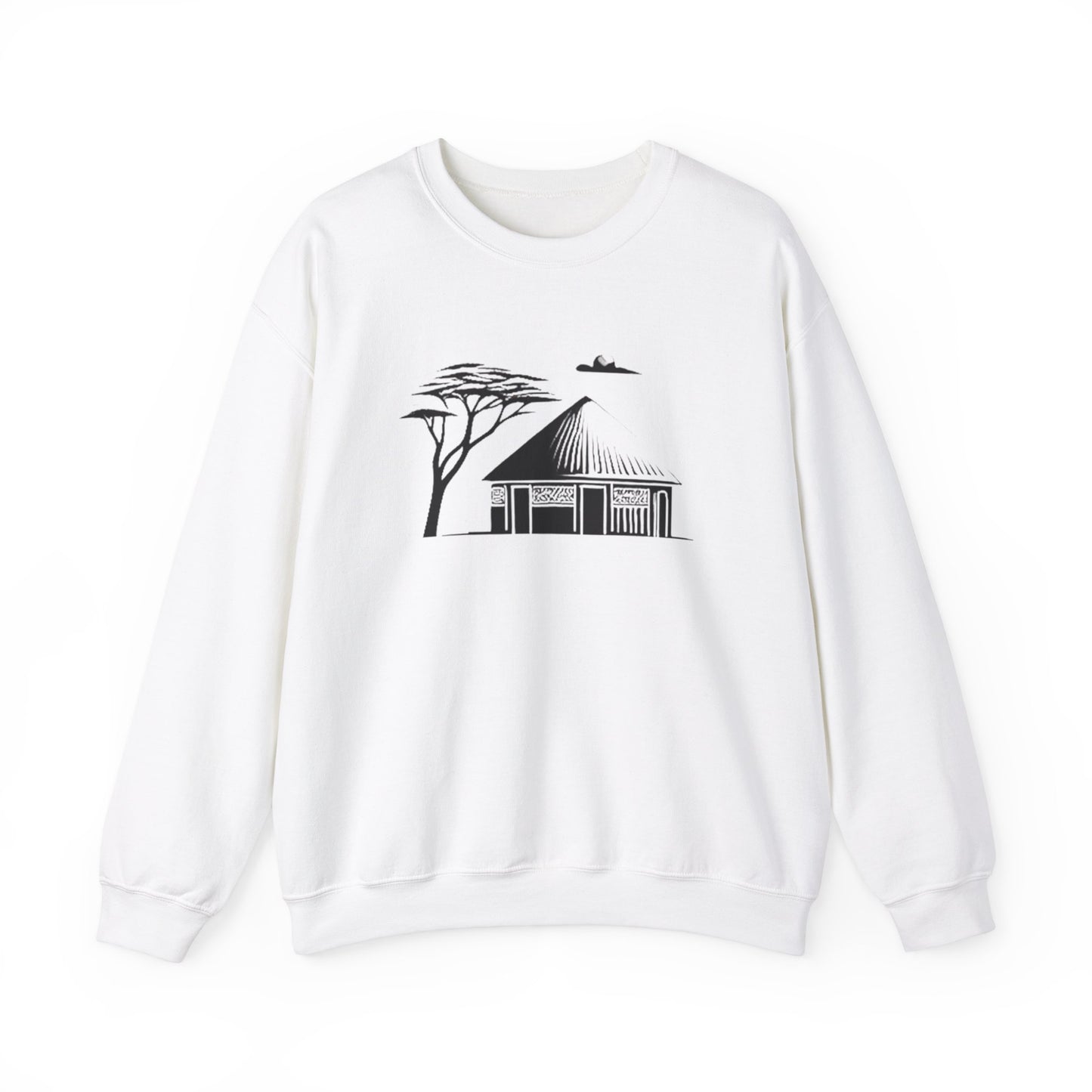 African Hut Unisex Sweatshirt