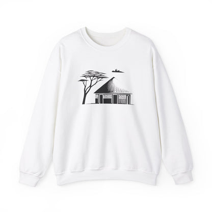 African Hut Unisex Sweatshirt
