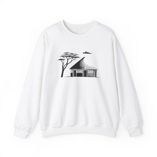 African Hut Unisex Sweatshirt