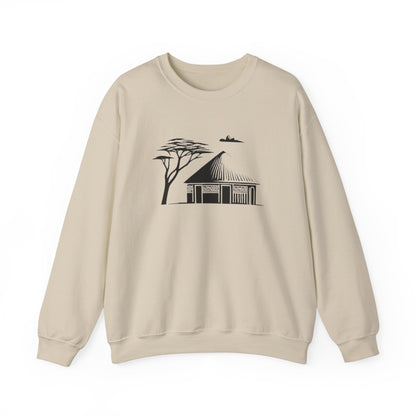 African Hut Unisex Sweatshirt