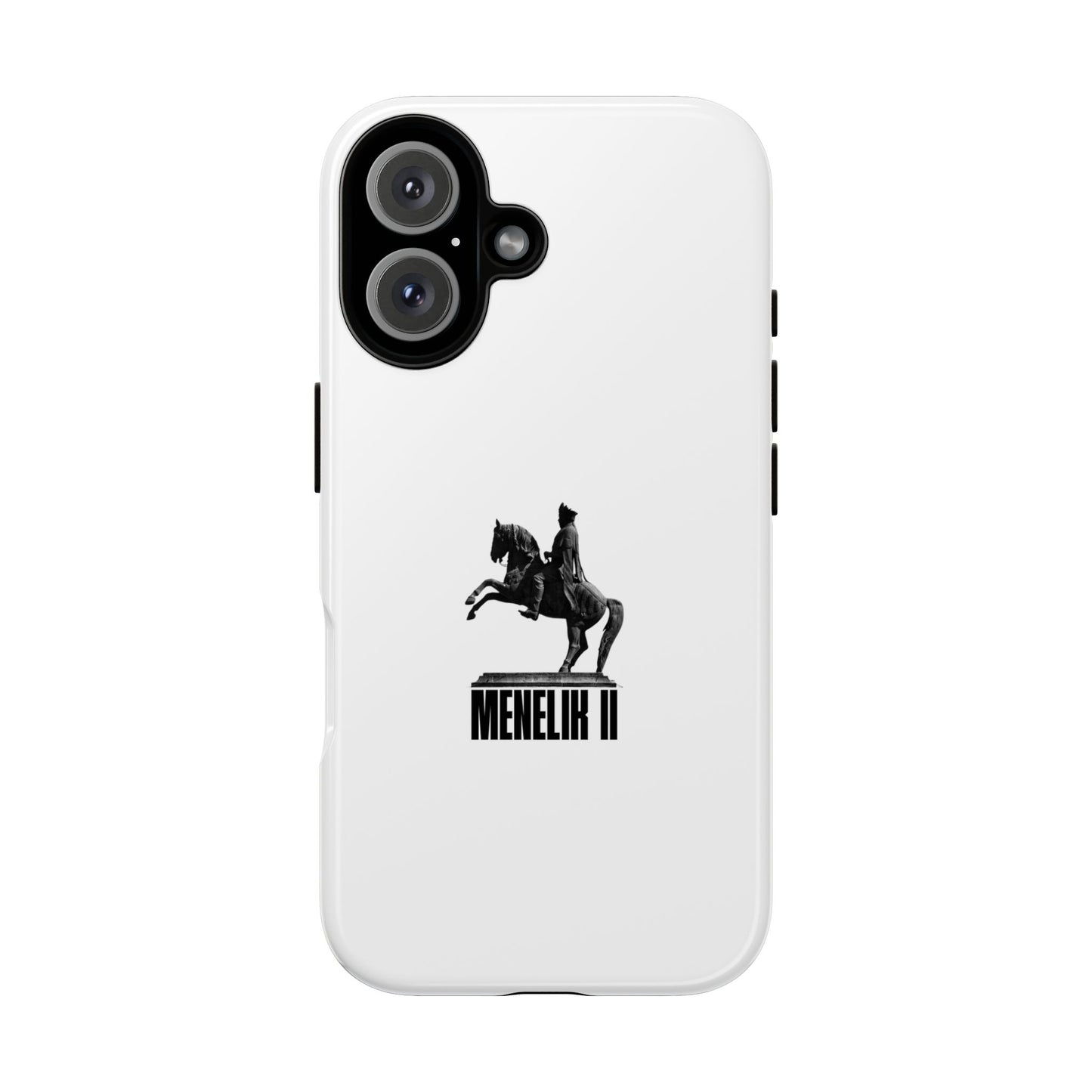 Emperor Menelik Statue - Phone Case