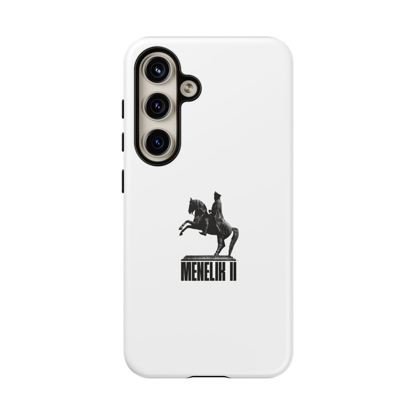 Emperor Menelik Statue - Phone Case