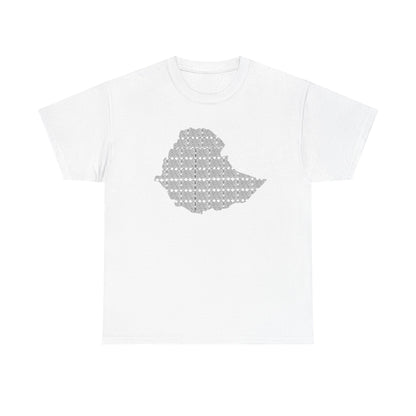 Ethiopian Map Pattern Unisex Tshirt