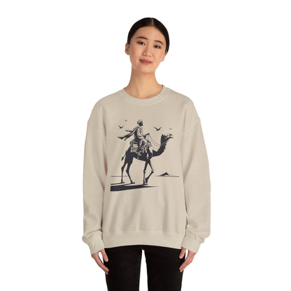 Somali Man on Camel Unisex Sweatshirt